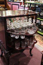 Early C20th Mahogany Fitted Drinks Cabinet 