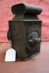 Antique French Tin Cycle Rear Lamp 