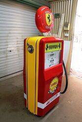 Retro Gilbarco Salesmaker Petrol Pump In SHELLFERARRI  Livery 
