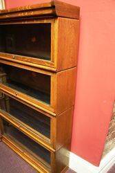 Early C20th Scottish Pair Hillhead Sectional Bookcases 