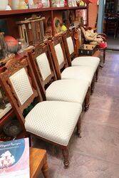 Set of Four Edwardian Dinning Chairs
