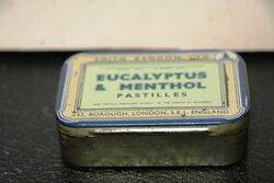 Vintage Eucalyptus and Menthol Pastilles Tin 