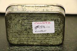 Vintage Glycerine and Thymol Pastilles Tin 