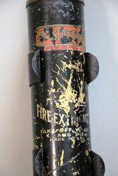 Vintage Masterpiece Fire Extinguisher and Bracket 