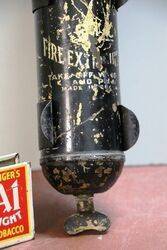 Vintage Masterpiece Fire Extinguisher and Bracket 