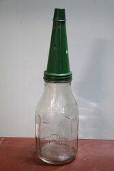 Genuine Castrol Wakefield Quart Embossed Bottle