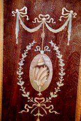 Superb Antique Edwards and Roberts Inlaid Corner Cabinet 