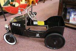 Vintage Style Police Squad Pedal Car