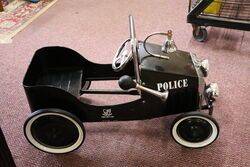 Vintage Style Police Squad Pedal Car