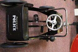 Vintage Style Police Squad Pedal Car