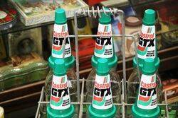 Double Sided Tin Castrol Signs 12 Bottle Rack 