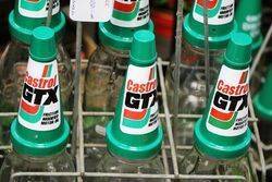 Double Sided Tin Castrol Signs 12 Bottle Rack 