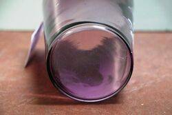 Antique Amethyst Glass Mary Gregory Tumbler 