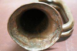 Original WWII Imperial Japanese Military Brass Bugle 