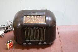 Deco Kriesler Toaster Bakelite Valve Radio 