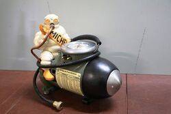 Stunning Vintage Michelin Portable Bomb Compressor