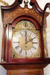 Lovely Quality Late Victorian Inlaid Walnut Longcase Clock 