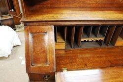 Antique Englisher Oak 9 Drawer Fall Front Desk