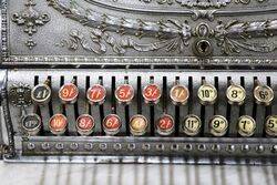 Antique National Cash Register with Side Drawer 