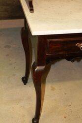 Quality Antique Mahogany Marble Top Wash Stand 