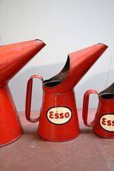 Vintage Matched Set of 4 ESSO Pourer Jugs 