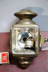 Antique CAV Model L All Brass Electric Lamp 