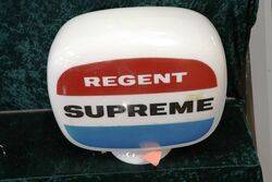 Genuine Regent Glass Petrol Pump Globe 
