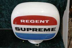 Genuine Regent Glass Petrol Pump Globe 