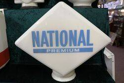 Genuine National Premium Glass Petrol Pump Globe  