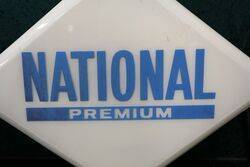 Genuine National Premium Glass Petrol Pump Globe  