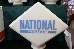 Genuine National Premium Glass Petrol Pump Globe  