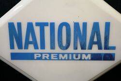 Genuine National Premium Glass Petrol Pump Globe  