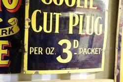 Ogdens Coolie Cut Plug Tobacco Sign