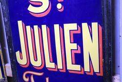 Classic Framed St Julien Enamel Sign 