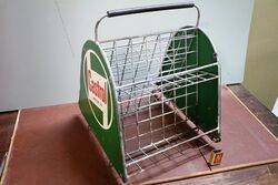 Vintage Castrol Z Motor Oil Tins Forecourt Rack 