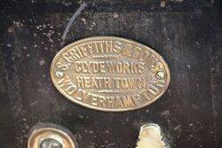 Small Antique Metal Griffiths and Sons Safe 