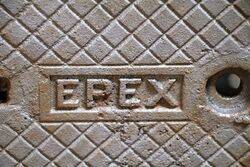 Vintage Cast Iron EPEX Tank Cover 
