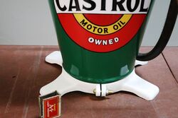 Vintage Gear Oil Dispenser Restored in Castrol Livery 