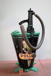 Vintage Gear Oil Dispenser Restored in POLLY Livery 