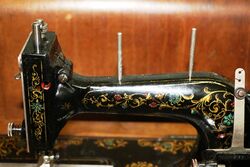 Stunning Antique German Made Sewing Machine 