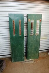 Pair of Genuine Gilbert and Barker Double Pump Panels 