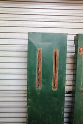 Pair of Genuine Gilbert and Barker Double Pump Panels 