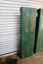 Pair of Genuine Gilbert and Barker Double Pump Panels 