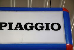 A Genuine Retro VESPAPIAGGIO Light Box 