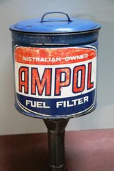 Vintage AMPOL Fuel Filter Funnel 