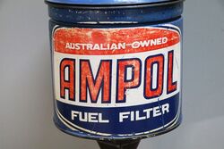 Vintage AMPOL Fuel Filter Funnel 