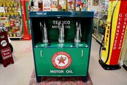 Superb Vintage 3 Pump Bread Bin in TEXACO Livery 