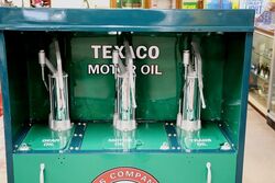 Superb Vintage 3 Pump Bread Bin in TEXACO Livery 