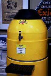 Massive Pennzoil Plastic Dispensing Oil Drum Cabinet 