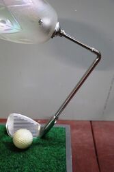 Unusual Classic Golfers Desk Top Lamp